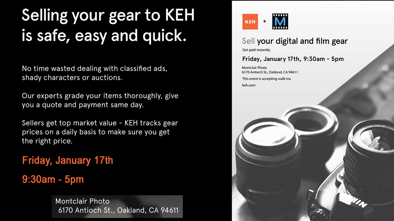 KEH Camera Buying Event Frday Jan 17th